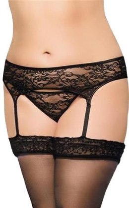 Garterbelt 3316 - Plus Size - black 3XL SoftLine Collection