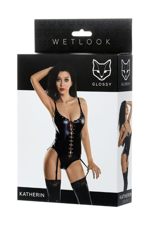Glossy Classic body KATHERIN - black M Glossy