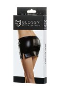 Spódniczka mini Wetlook skirt CAMREN - black L Glossy