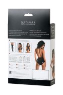 Wetlook body dress KIARA - black M Glossy