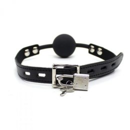 Knebel okrągły kulka z kłódką bondage BDSM Toyz4lovers