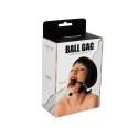 Black silicone ball gag with adjustable straps Fantasy