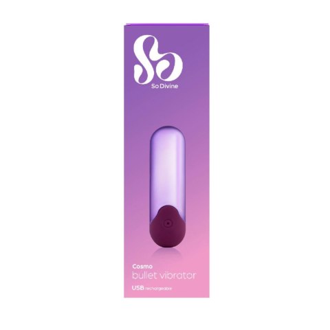 Cosmo Mini Rechargeable Bullet Vibrator So Divine