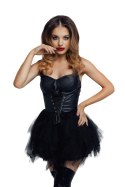 Glossy Elisia, dress, wetlook, black, XL Glossy