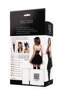 Glossy Elisia, dress, wetlook, black, M Glossy