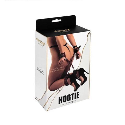 Luxury hogtie with wrist and ankle cuffs Fantasy