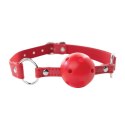 Red breathable ball gag with adjustable strap Fantasy