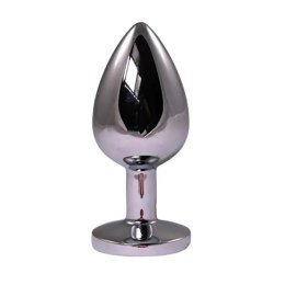 Silver Small Butt Plug with Red Diamond Fantasy