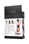 Wetlook body Jodi - black XL Glossy