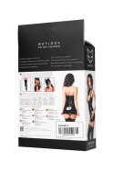 Wetlook dress Trisha - black M Glossy