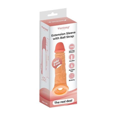 Extension sleeve with a ball strap - 21cm Fantasy