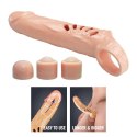 PRETTY LOVE - PENIS SLEEVE, TPE,3 removeable 1 inch extenders Pretty Love