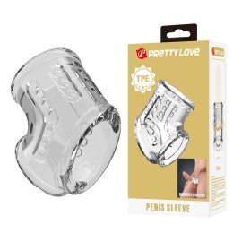 Pretty Love Penis Sleeve - Clear Pretty Love