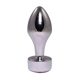 Silver Butt Plug with Pink Diamond Fantasy