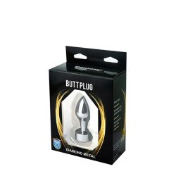 Silver Butt Plug with Red Diamond Fantasy