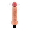 Soft vibrator with testicles 21 cm - The Real Deal Fantasy
