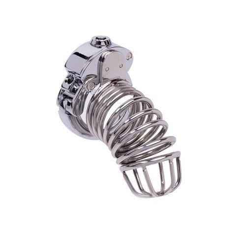 Stainless Steel Penis Cage 1 with Advanced Locking Mechanism Fantasy