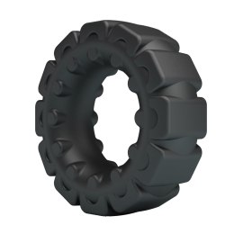Crazy Bull Laiden Super Soft Silicone Cock Ring - Black Crazy Bull