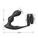 MR PLAY - VIBRATING ANAL PLUG with RING - Remote Control 12 functions Mr. Play