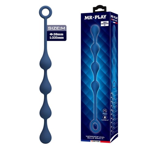 MR PLAY Waterdrop Anal Balls - 33.5 cm M Mr. Play