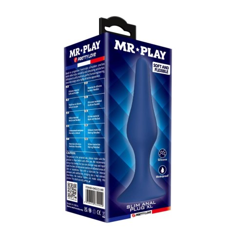 MR. Play Slim Anal Plug XL Mr. Play