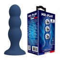 Mr. Play Metal & Liquid Silicone Anal Plug with 3 Metal Balls Mr. Play