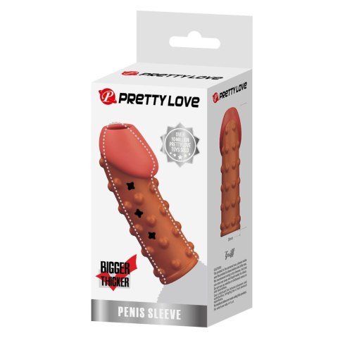 PRETTY LOVE Penis Sleeve, TPR, Waterproof Pretty Love