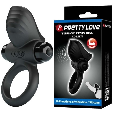 PRETTY LOVE - Vibrate Penis Ring ADRIEN 10 functions Pretty Love