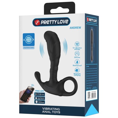Pretty Love Andrew App-Controlled Vibrating Anal Plug Pretty Love