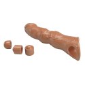 Pretty Love Extension Penis Sleeve with Modular Length Blocks Brown - 28 cm Pretty Love