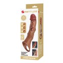 Pretty Love Extension Penis Sleeve with Modular Length Blocks Brown - 28 cm Pretty Love