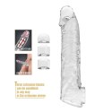 Pretty Love Extension Penis Sleeve with Modular Length Blocks - Clear - 26 cm Pretty Love