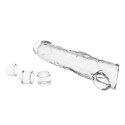 Pretty Love Extension Penis Sleeve with Modular Length Blocks - Clear - 26 cm Pretty Love