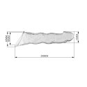 Nakładka  przedłużająca penisa - 28 cm - Przezroczysta Pretty Love