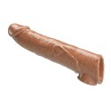 Pretty Love Extension Penis Sleeve with Modular Length Blocks - Dark Brown - 26 cm Pretty Love