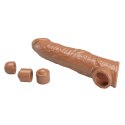 Pretty Love Extension Penis Sleeve with Modular Length Blocks - Dark Brown - 26 cm Pretty Love