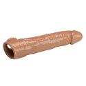 Pretty Love Extension Penis Sleeve with Modular Length Blocks - Dark Brown - 26 cm Pretty Love