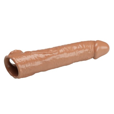 Pretty Love Extension Penis Sleeve with Modular Length Blocks - Dark Brown - 26 cm Pretty Love
