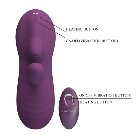 Pretty Love Luka Heating Sit-Down Pad Vibrator Pretty Love