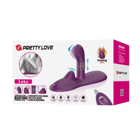 Pretty Love Luka Heating Sit-Down Pad Vibrator Pretty Love