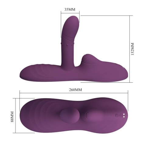 Pretty Love Luka Heating Sit-Down Pad Vibrator Pretty Love