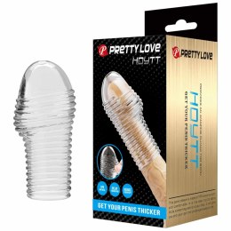 Pretty Love Penis Sleeve - Hoytt (Clear) Pretty Love
