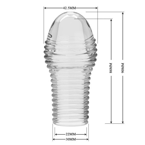 Pretty Love Penis Sleeve - Hoytt (Clear) Pretty Love