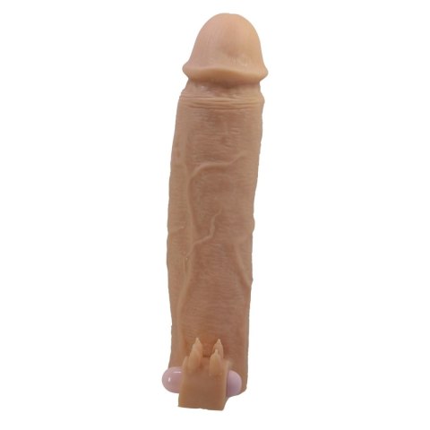Pretty Love Xerxes - Penis Sleeve with Vibrating Ring, Flesh Color, 22 cm Pretty Love