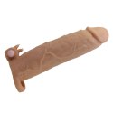 Pretty Love Xerxes - Penis Sleeve with Vibrating Ring, Flesh Color, 22 cm Pretty Love