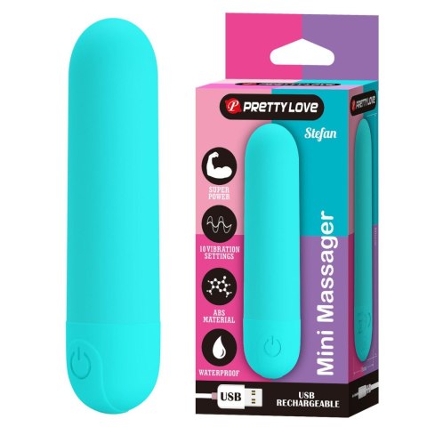 STEFAN, Mini massager, 10 vibration functions Pretty Love