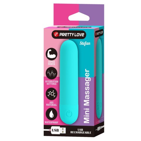 STEFAN, Mini massager, 10 vibration functions Pretty Love