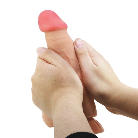 BAILE - Sliding Skin 8,5'' Flesh Suction base Bendable TPR BAILE