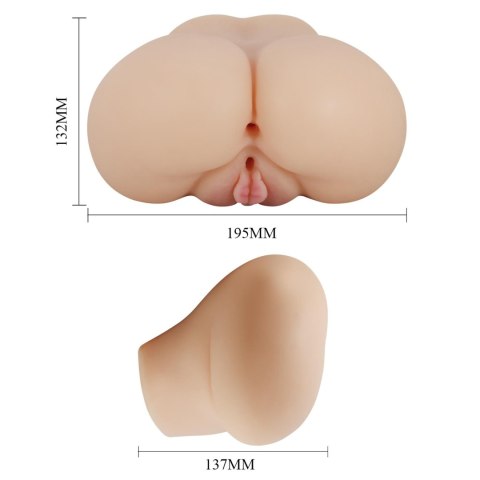 CRAZY BULL - Luna, Vibration Double holes TPR ABS Crazy Bull