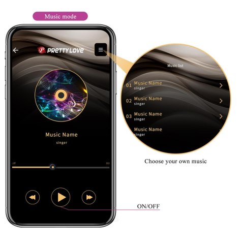 PRETTY LOVE - Klay, 10 vibration functions 10 thrusting settings Mobile APP remote control Pretty Love